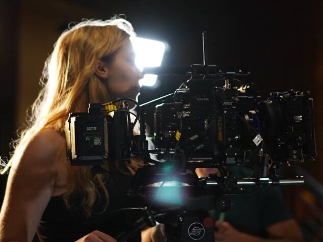 Production Team Filming a Project